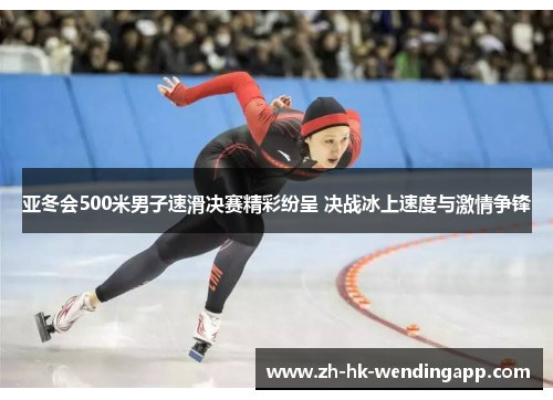 亚冬会500米男子速滑决赛精彩纷呈 决战冰上速度与激情争锋