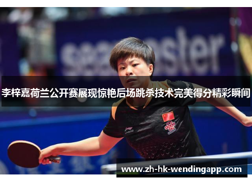 李梓嘉荷兰公开赛展现惊艳后场跳杀技术完美得分精彩瞬间