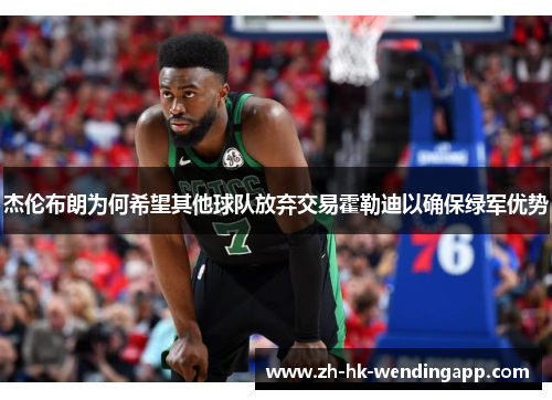 杰伦布朗为何希望其他球队放弃交易霍勒迪以确保绿军优势